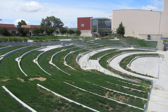 Three years after completion, amphitheater still seldom used
