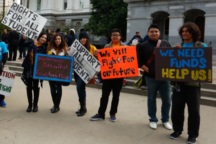 Students take to the state capitol to fight for affordable education