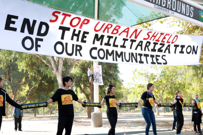 ‘Stop Urban Shield’ protest takes over Pleasanton