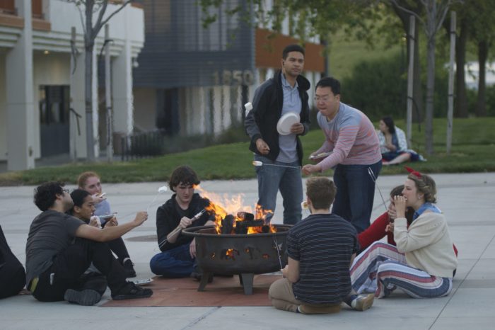 Feature photo- Campus campfire