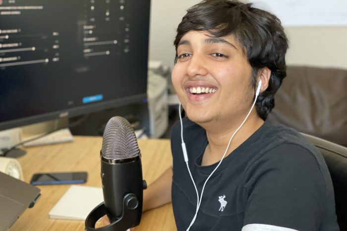 Middle college student creates podcast during pandemic