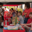 Students pack scorching quad for Welcome Back Week